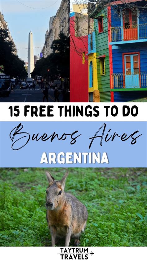 Buenos Aires On A Budget: 10 Free Things To Do In Argentina.